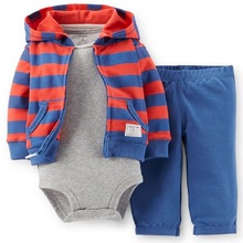 2015 New arrival 3pcs/Set Original Baby Clothing Boy and Girl Bodysuit Baby Newborn 100% Cotton Bebe Clothing Pants Set
