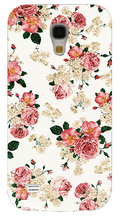 2014 Freeshipping Colorful Brilliant Rose Peony Flowers Background phone case cover skin Shell for Samsung galaxy