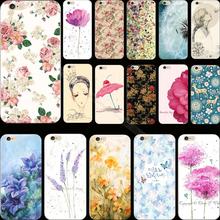 Super Advanced Painted Flower Silicon Cover Case For Apple iPhone6 iPhone6S iPhone 6 Cases Phone Shell TKA ADK JQBB WRQ