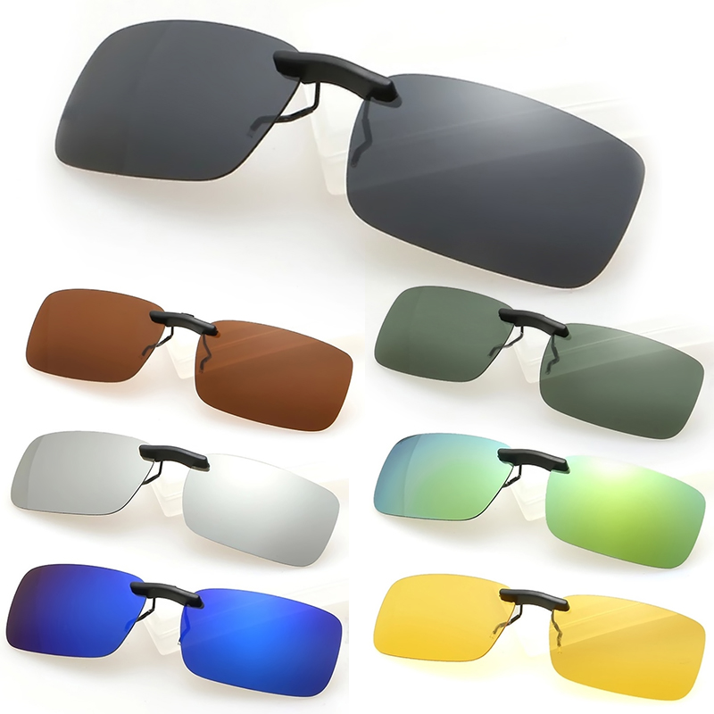 OUTEYE 2016 Brand New Men Women Polarized Clip On Sunglasses Sun Glasses Driving Night Vision Lens