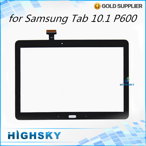 Original for Samsung Galaxy Note 10.1 2014 Edition P600 P601 touch digitizer screen glass with flex cable 1 piece free shipping