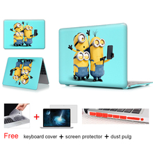 Minion Despicable Me 2 Frosted Protective Case For Macbook Air Pro 11 13 15 Retina 13 Case For Mac book Pro 13 15 Retina Case