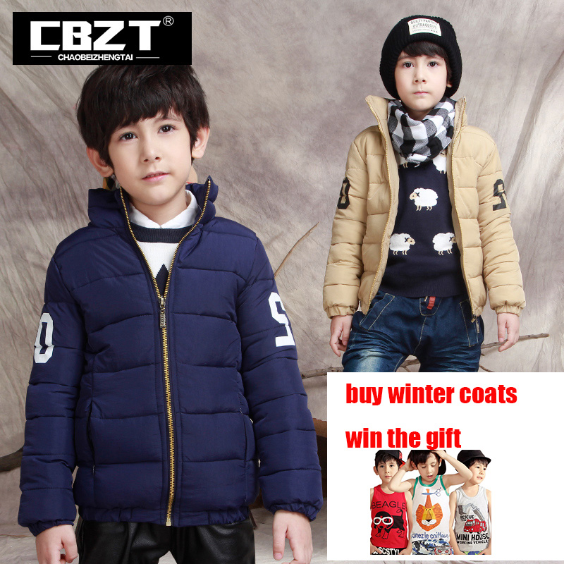 Fashion brand  CB 2-10 age Winter Children Jackets Boys And Girls Coat,cotton solid Kids Outerwear Coats Clothing For Baby 5085