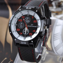 New Sports watch male fashion silica gel watch female table casual big dial lovers quartz watch