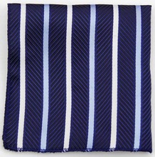 SNT0138 2014 New Fashion Striped Blue Neck Tie Set Neckties Cufflinks Handkerchiefs Business Wedding Tie