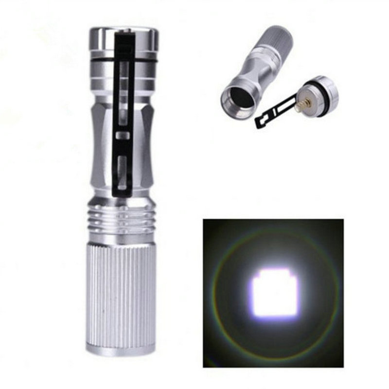 Flashlight 3-mode 800LM CREE LED Flashlight Torch Adjustable Focus Zoomable Light Lamp By AA or 14500 Battery For Camp Bicycle
