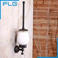 ORB Toilet Brush Holder with Ceramic Cup Household Products Bath Decoration Bathroom Accessories FLG