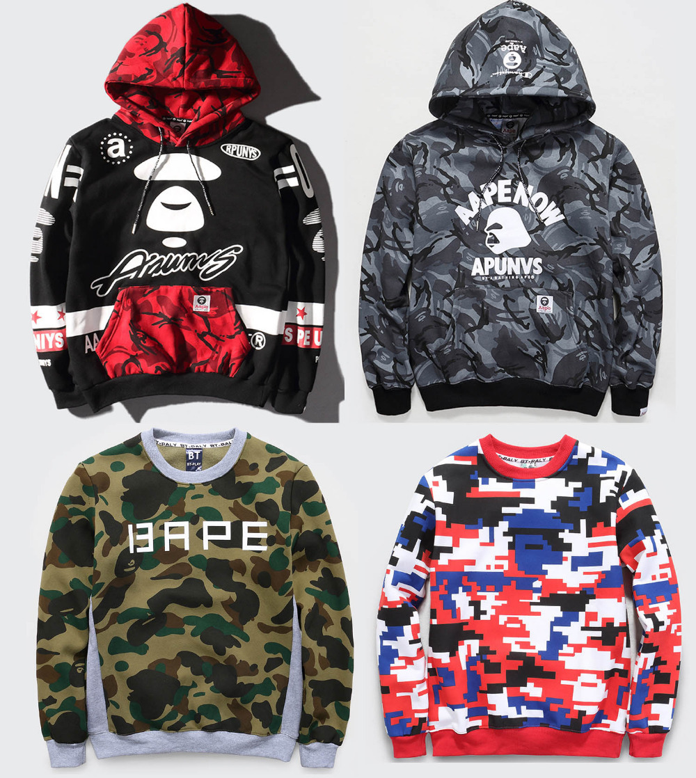 bape hoodie army