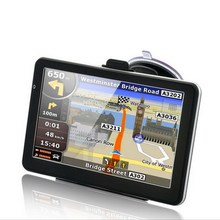 Автомобильный gps навигации навигатор 4.3 дюймов FM передатчик сенсорный экран встроенный 4 ГБ навител или примо предварительной нагрузки