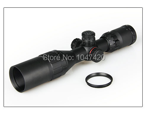 3 9x32 green and red illuminated tactical airsoft gun riflescope shooting hunting equipment with 10mm or