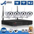 1TB HDD 4CH H 264 NVR CCTV System Plug And Play 720P HD 2 Array IR