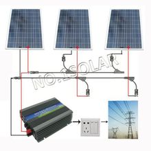 300W solar panel kit with 300w grid tie inverter