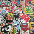 100 pcs mixed decal Car Styling Skateboard Laptop Luggage Snowboard Car Fridge Phone DIY Vinyl Decal