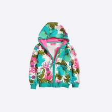 New 2016 children s spring autumn hoodies sweatshirts fashion floral baby girls sweatshirts brand design high