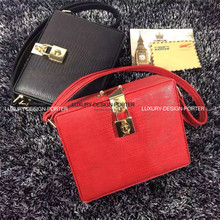 Designer brand Hard case Runway Style Lock bag Classic Women shoulder bag Crossbody bag Bolsa