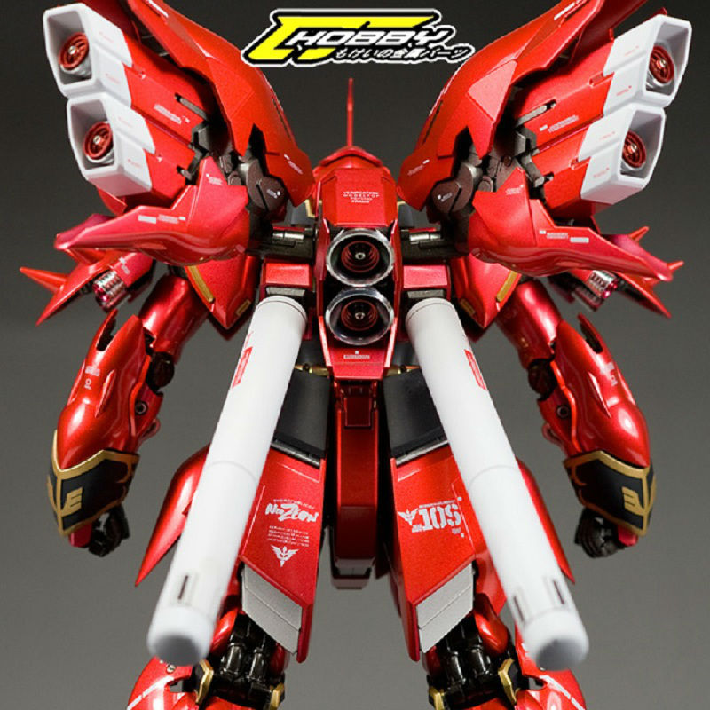 Detail Up Metal Parts Set For MG 1/100 MSN-06S Sinanju Unique Gundam Gunpla Red 