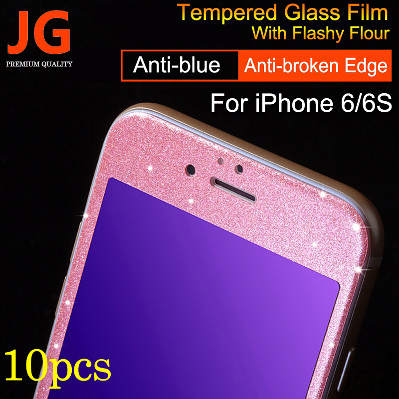 10pcs lot Anti blue Glitter Color 3D Curved Edge font b Screen b font font b