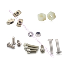 DIY 3D Printer parts FoldaRap Hardware Fasteners Kit -Screws Bolts+ Nuts+ Washers, Reprap FoldaRap 3D Printer Hardware Kit
