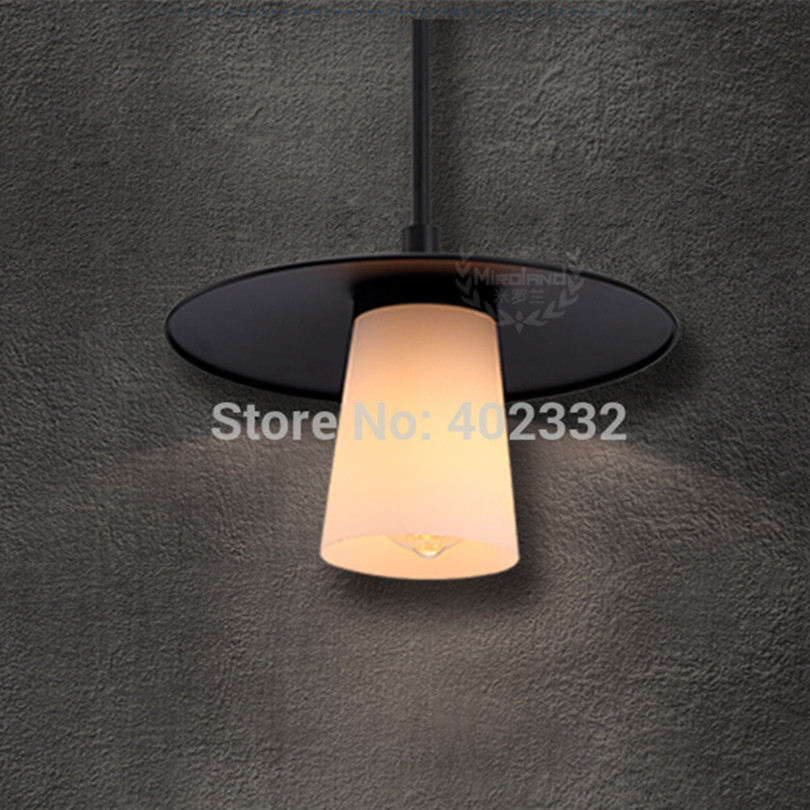 2015 European Ikea Country Industry Pendant Light Retro Iron And Glass Pendant Light For Bar Dining Room