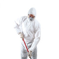 Dust Spray Suit Siamese Non woven 3M Chemical Protective Clothing White Labor Safely Clothes Disposable Safety
