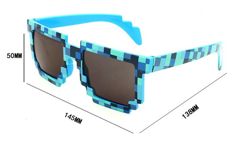 Minecraft Sunglasses For Fashion Women Men Green And Blue Sunglasses