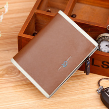 New Fashion Men Card Bit Buttons Wallets Muti Enterprise Short Brand Wallet Money Zipper Wallets Card