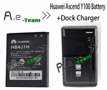 Лот = 1 шт. стол док зарядное устройство + 1 шт. Huawei Ascend Y100 аккумулятор батарея HB4J1H 1200 мАч резервный аккумулятор для Huawei Ascend Y100 U8185