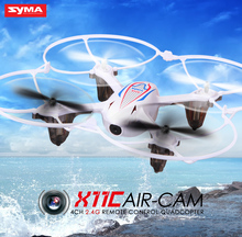 100% Original SYMA X11C 2.4G 4CH 6 AIXS GYRO 3D Mini Drone With HD Camera Quadcopter VS syma x5c x8c x5sw Dron High Quality Toys