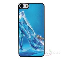 For iphone 4/4s 5/5s 5c SE 6/6s 7 plus ipod touch 4/5/6 back skins mobile cellphone cases cover Crystal High Heeled Shoe Popular