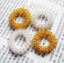 2pcs/lot Beauty & Health Finger Massage Ring Acupuncture Ring Health Care Body Massage MR0009