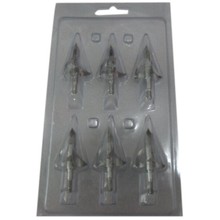 12pcs lot Outdoor Hunting archery Arrow head 100 grain Broadhead sharp fixed blade compound bow or