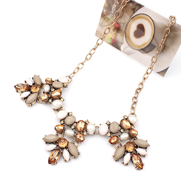 Vintage Kolye Boho Good Quality Hot Pendants Necklaces Gem Charm Brand Chain Maxi Necklace jewelry Lady