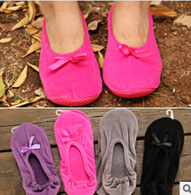 1pair Free Shipping Fashion Woman Soft Sole Indoor Floor Slippers/Shoes.Woman Home Shoes/ Soft Indoor sock shoes Factory Price