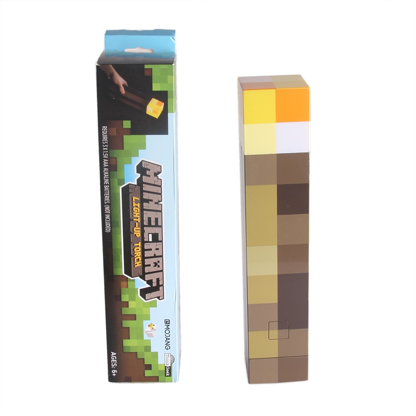 LightUpMinecraftTorchLEDMinecraftWorldSteveNightLightingToy