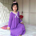 Nightgowns for childr Girls Modal pajamas summer Robe Long Nightdress kids s lounge Nightwear