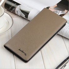 New Style Korean Version Men Clutch Bag Business Fashion High Grade PU Leather Men Long Wallet