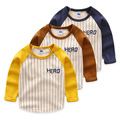 2016 New Next Spring Fall Boys Full Sleeve Kids Tees Cotton Comfortable Cartoon Brilliant Children sClothing