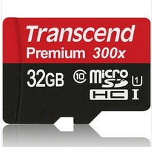 Hot Sale Real Transcend 16GB 32GB 64GB MicroSD MicroSDHC MicroSDXC Micro SD SDHC SDXC Card class