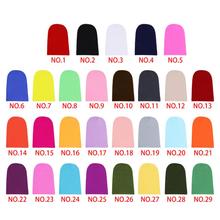Ready for Winter Warm Unsex Knitting Women Men Wool Fluorescence Color Sport Outdoor Tabby Solid Elastic