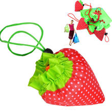New Reusable Strawberry Shopping Bags Foldable Tote Eco Storage Handbag Nylon