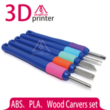 3D Printer DIY Tool Kit Wood Carvers set ABS and PLA Carving knife graver for 3D
