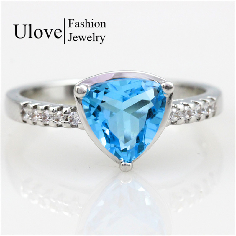 Mystic Topaz Jewelry Silver Ring 925 Korean Wedding Rings CZ Diamond Jewellery Anel Feminino Ruby Jewellery