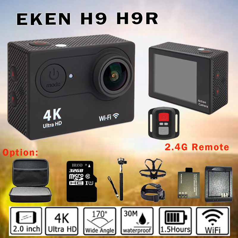   H9/H9R    Ultra HD 4  wi-fi 1080 P/60FPS 2.0  170D   Cam go  Pro 