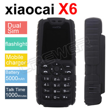 Xiaocai X6 Cell phone 1.77 Inch Screen MTK6250D 30MB+30MB 0.3MP Camera Dual SIM Long Time Standby Dustproof Feature Russia