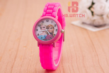 Snow Queen Princess elsa anna Cartoon Watch Children Girls Quartz Analog relogio feminino Wristwatches Toys Gifts Promotion