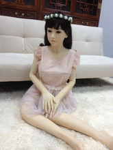 Sexy Doll with pink skirt Real Full Silicone Sex Doll for Men 145cm High japanese silicone