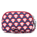Monkey Print Hand held Bag Women Fashion Embossing Coin Purse Durable Light Small Zipper Wallet Double