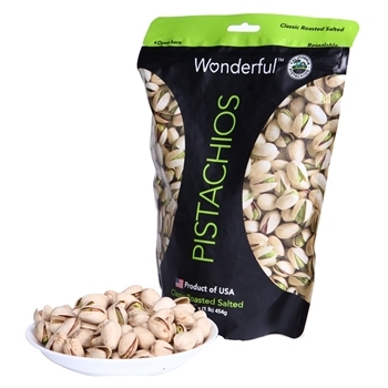 Food pistachio flavor Snack Nut 454grams 1bag American snacks 