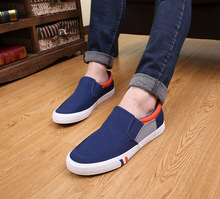 2015 spring and autumn New England men s casual shoes low to help canvas shoes factory