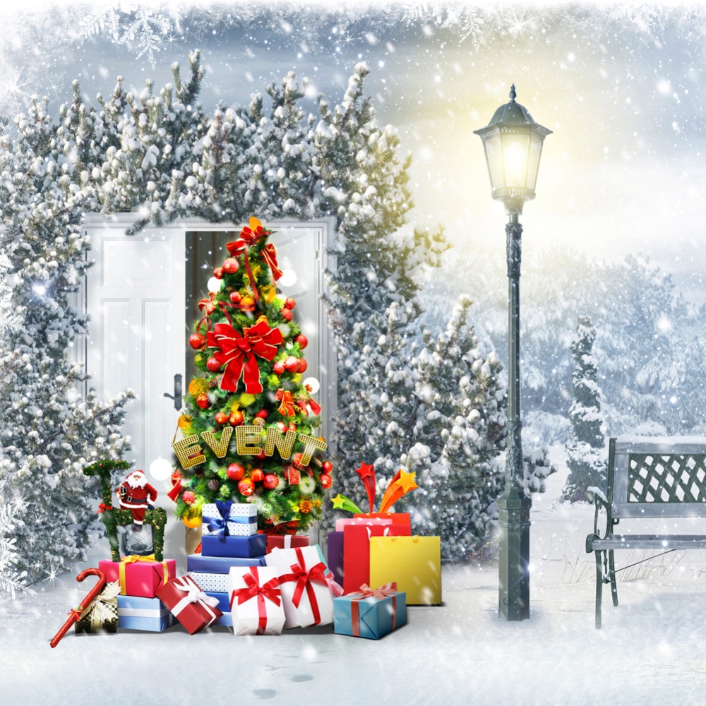 10x10ft outdoor christmas tree gifts event snow flakes 10x10ft outdoor christmas tree gifts event snow flakes
